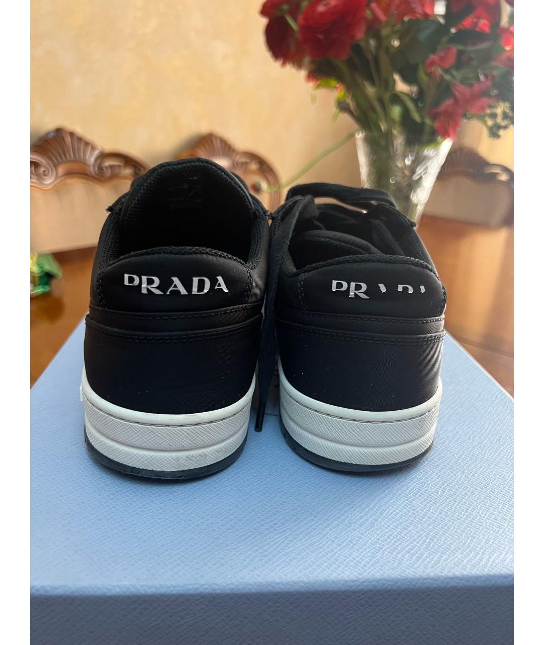 PRADA Черные кеды, фото 4