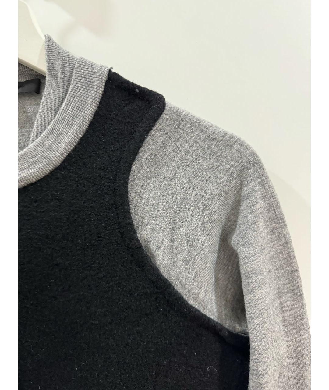 ALEXANDER WANG Серый шерстяной джемпер / свитер, фото 7