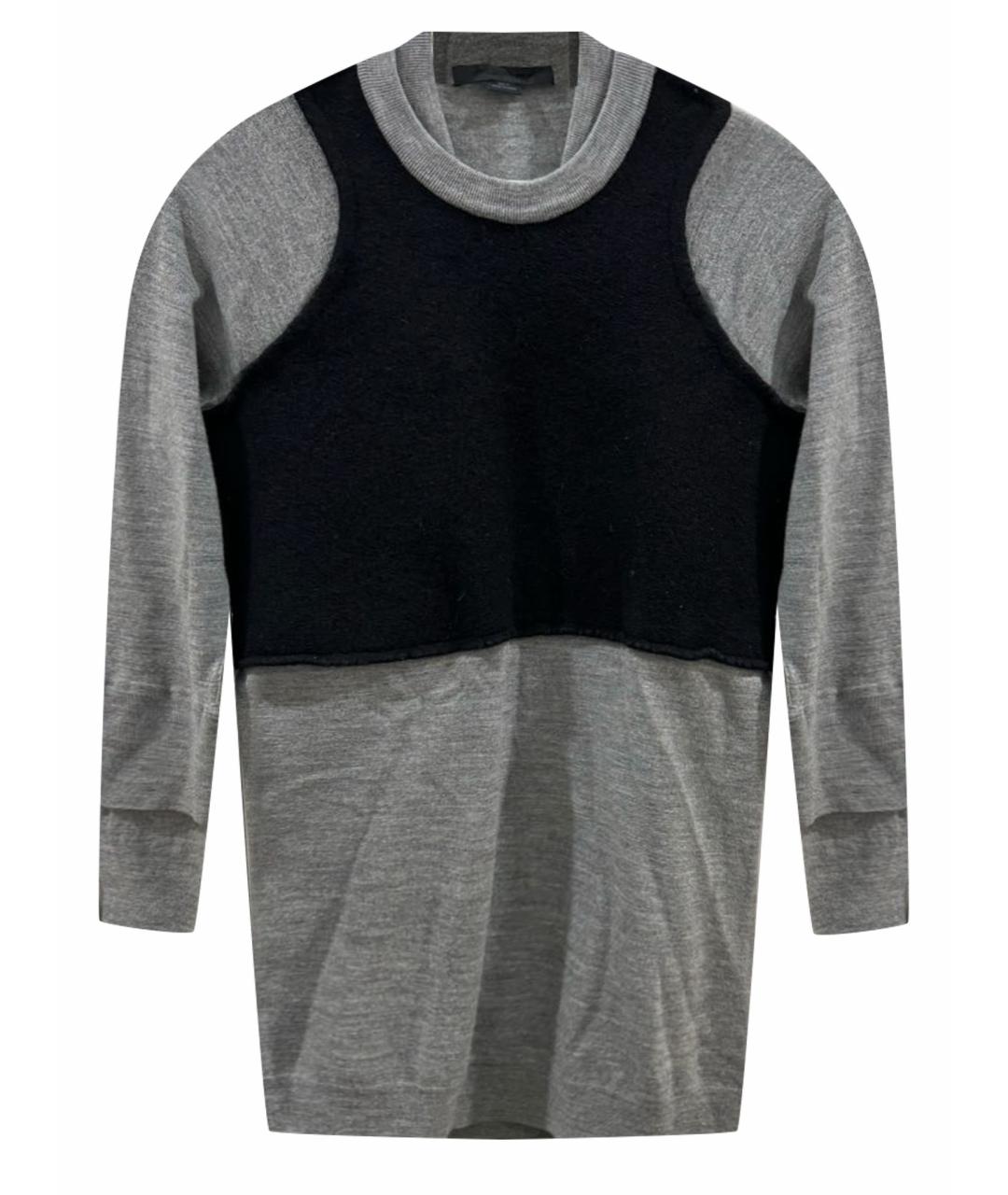 ALEXANDER WANG Серый шерстяной джемпер / свитер, фото 1