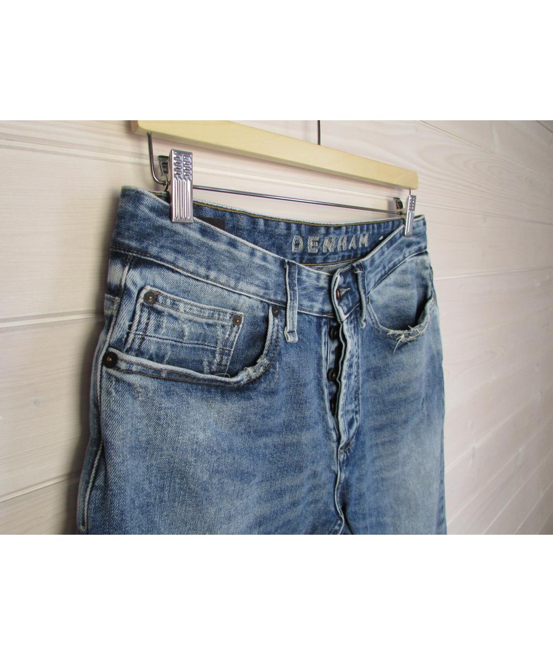 DENHAM Синие хлопковые джинсы скинни, фото 2
