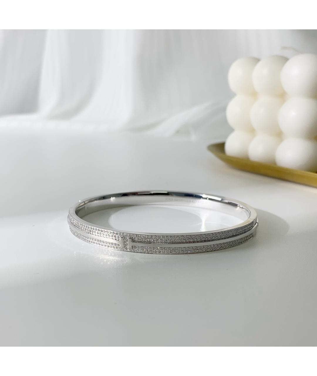 TIFFANY&CO Серебрянный браслет из белого золота, фото 2