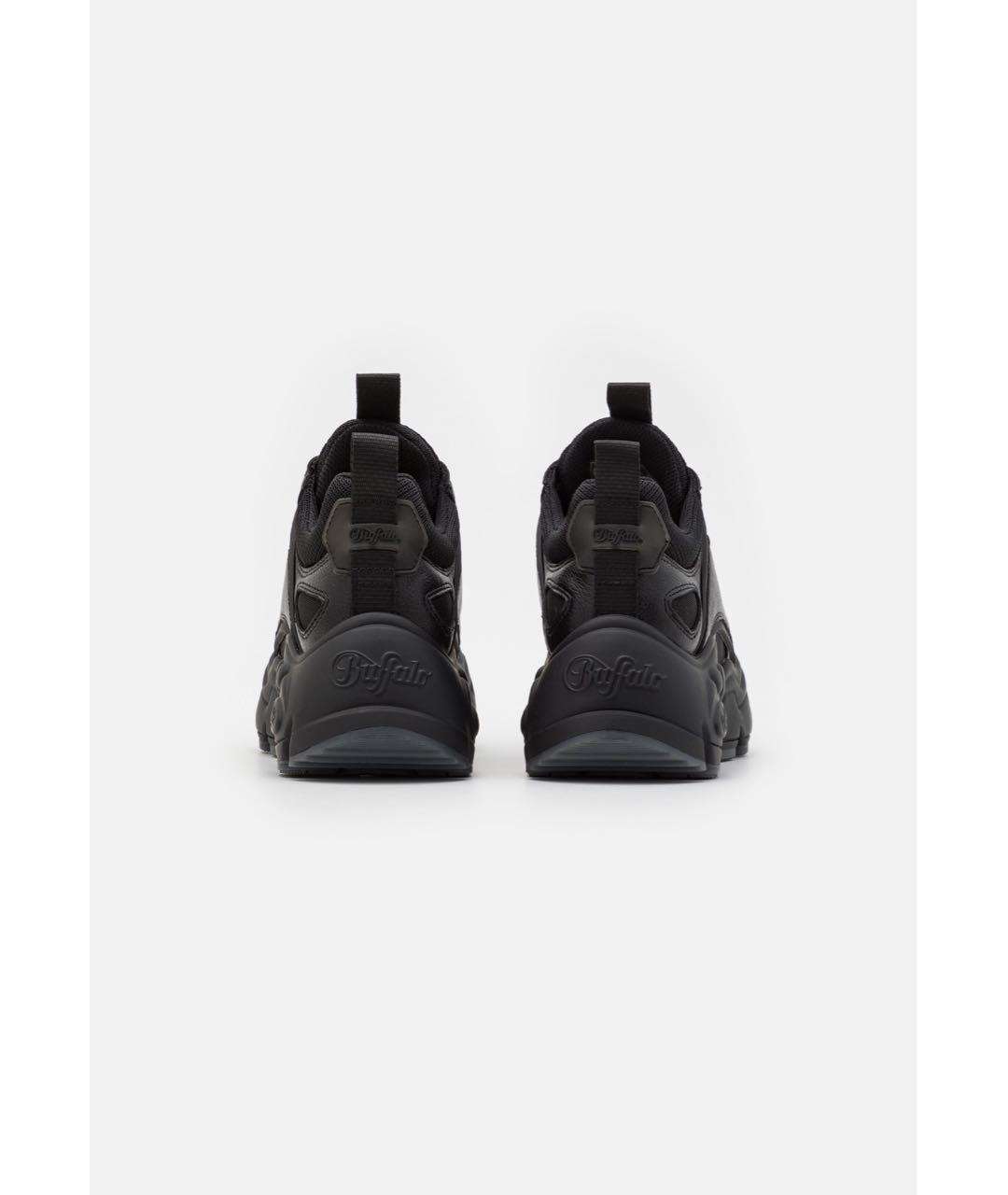 BUFFALO Черные кроссовки из искусственной кожи, фото 3