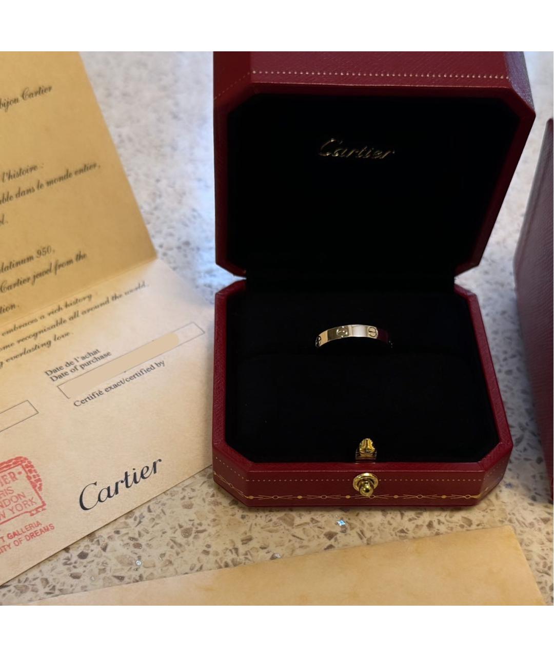CARTIER Серебряное кольцо из белого золота, фото 8