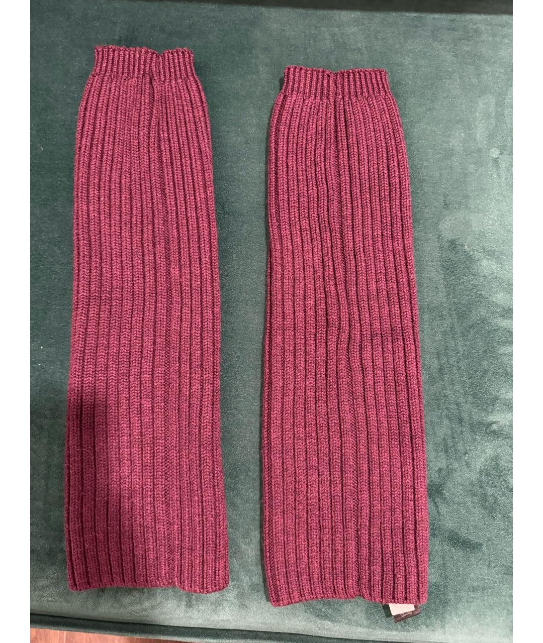 MARC BY MARC JACOBS Бордовые носки, чулки и колготы, фото 5