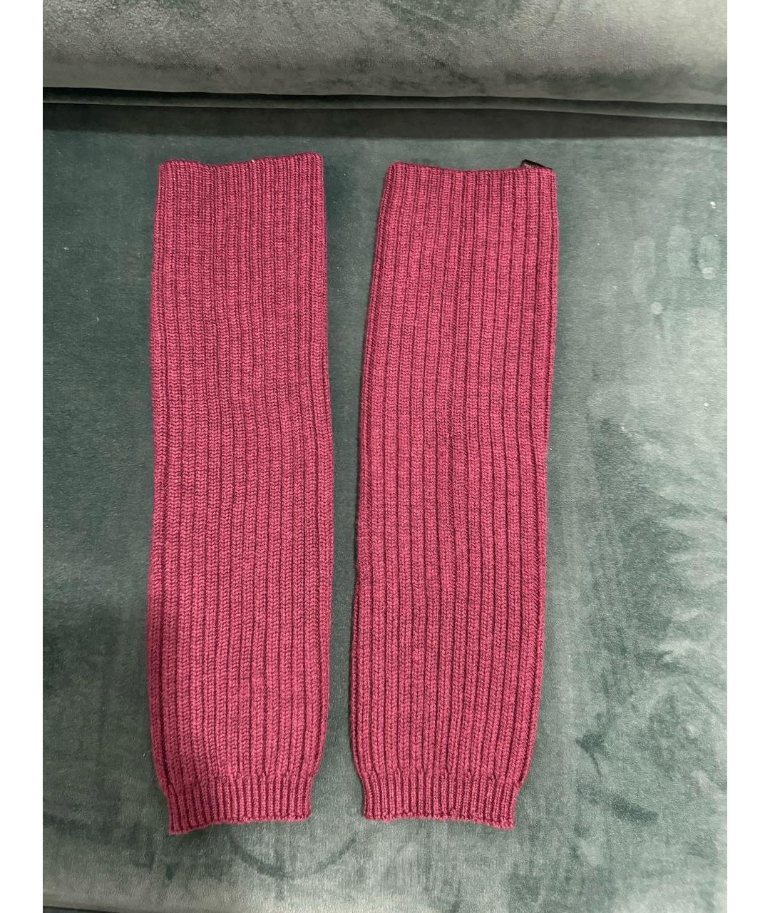 MARC BY MARC JACOBS Бордовые носки, чулки и колготы, фото 2