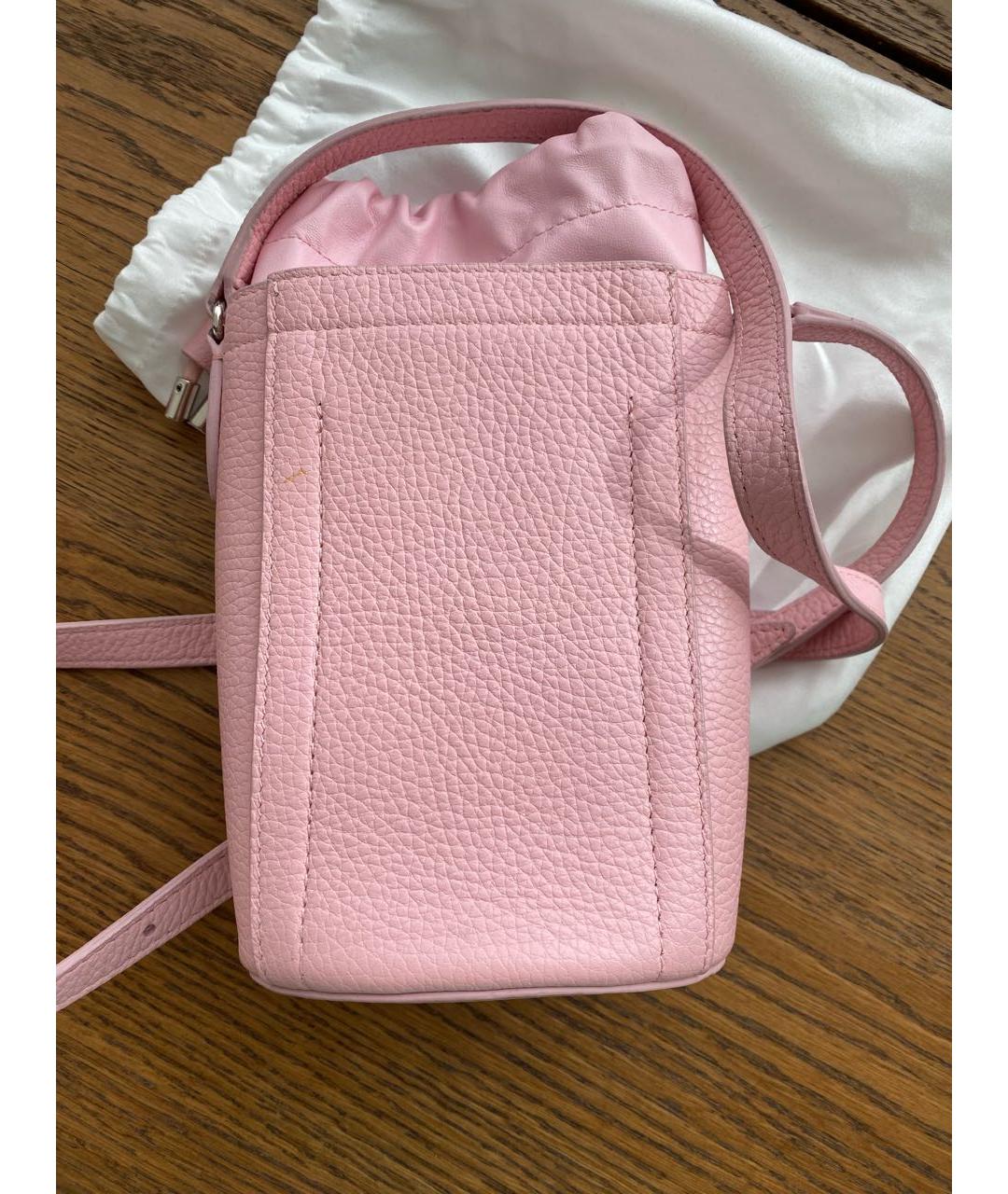 FURLA Розовая кожаная сумка на плечо, фото 3