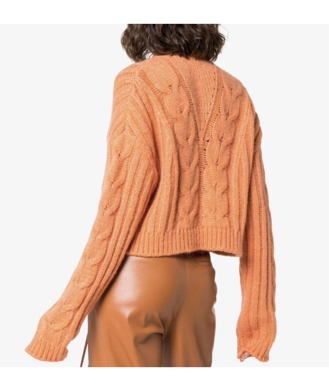 NANUSHKA Оранжевый шерстяной джемпер / свитер, фото 6