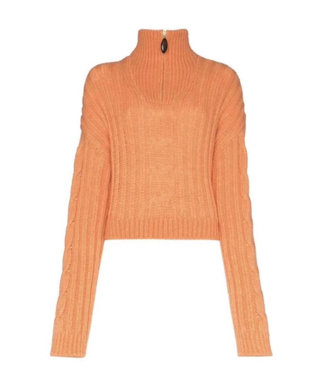 NANUSHKA Оранжевый шерстяной джемпер / свитер, фото 1