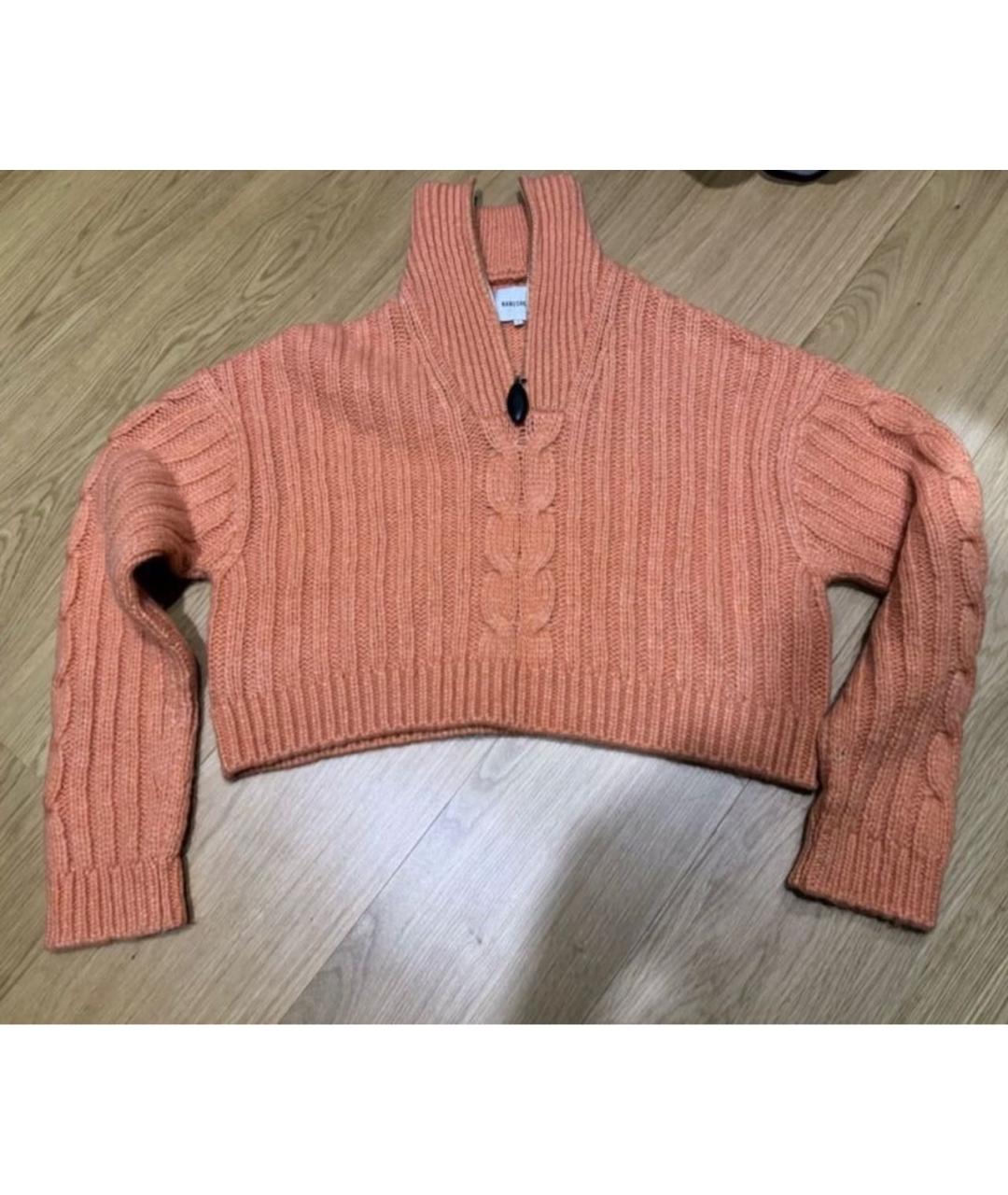 NANUSHKA Оранжевый шерстяной джемпер / свитер, фото 2