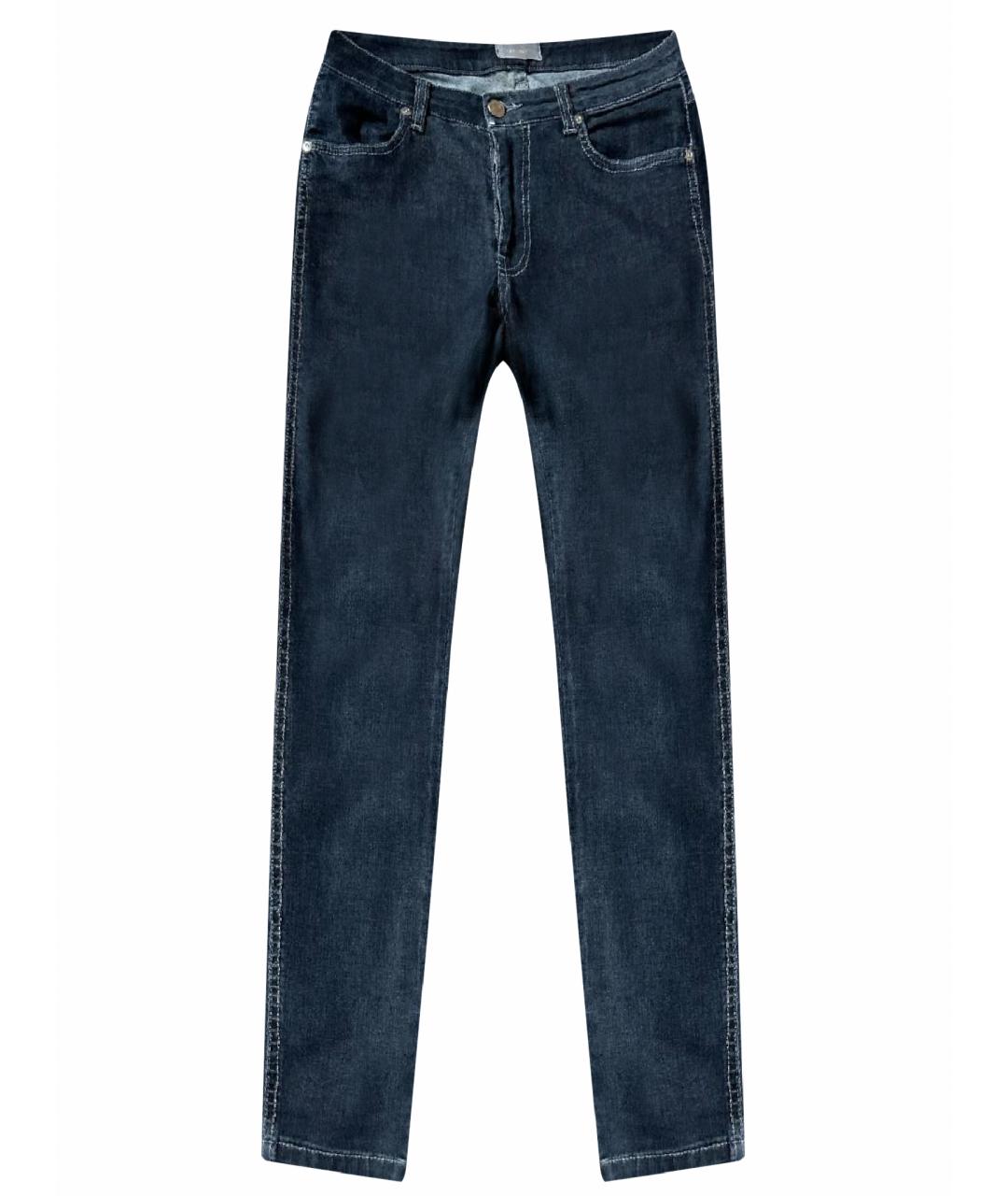 MALO Темно-синие хлопковые джинсы слим, фото 1
