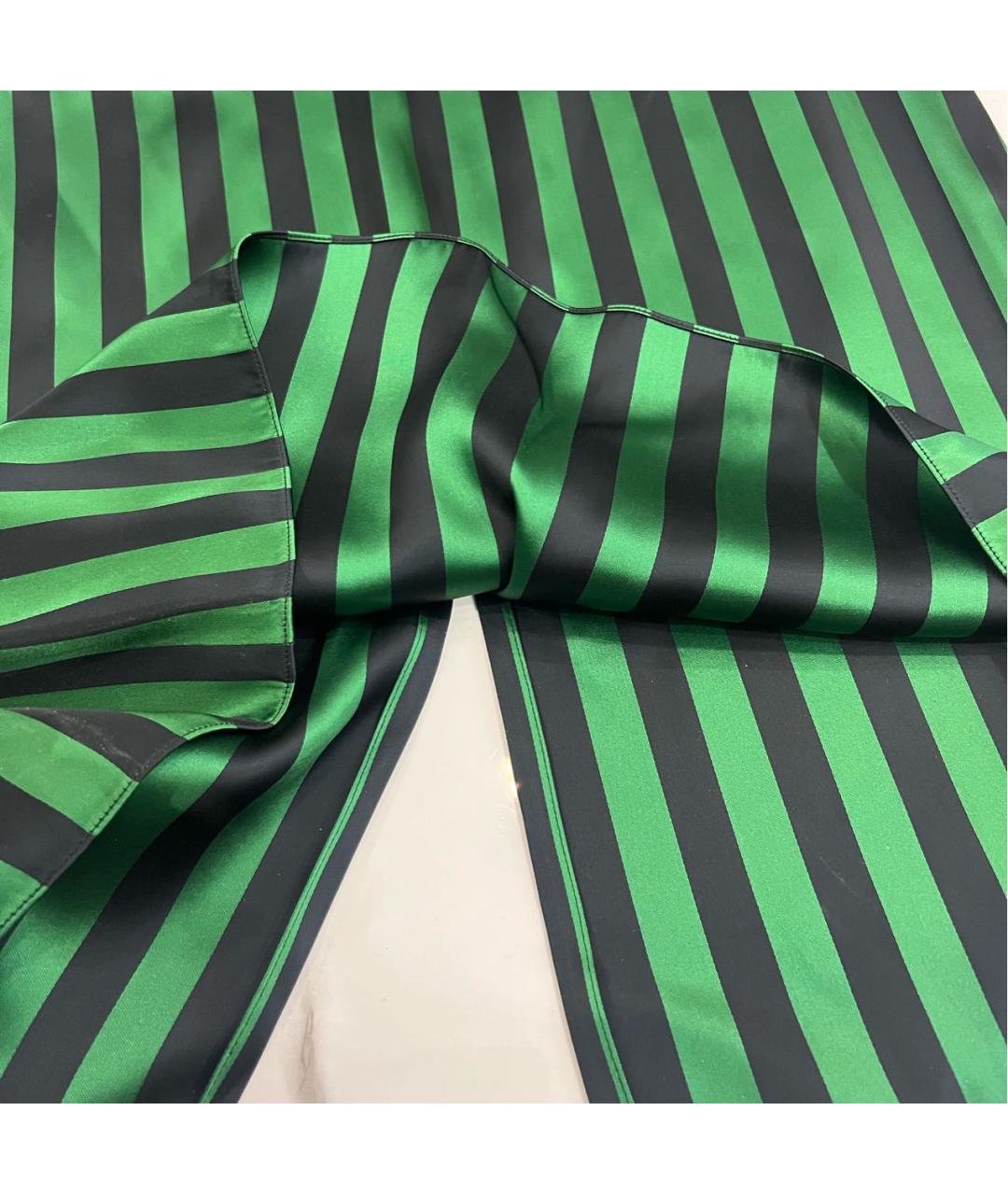 KENZO Зеленая вискозная юбка миди, фото 3
