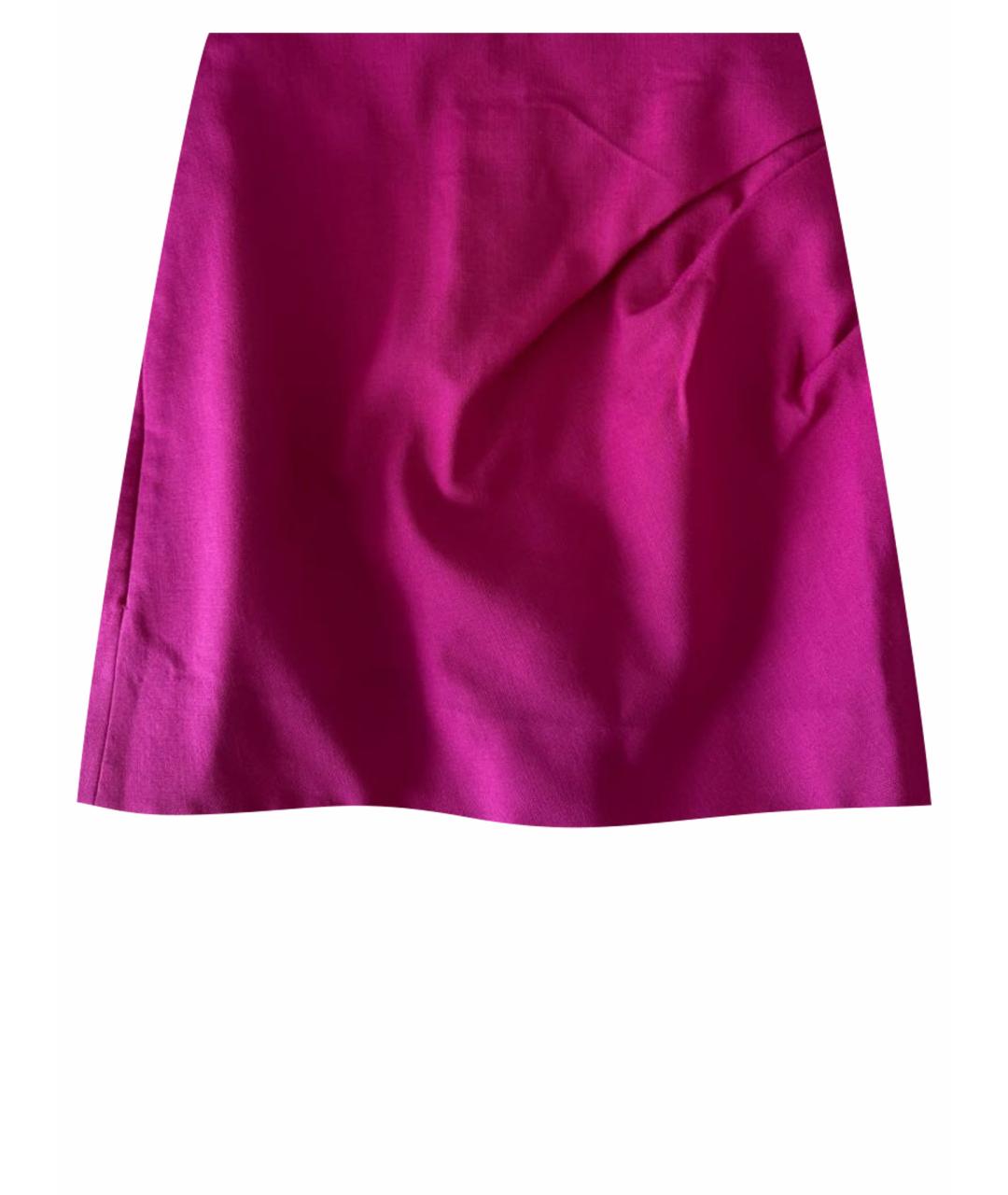 JACQUEMUS Розовая шерстяная юбка мини, фото 1