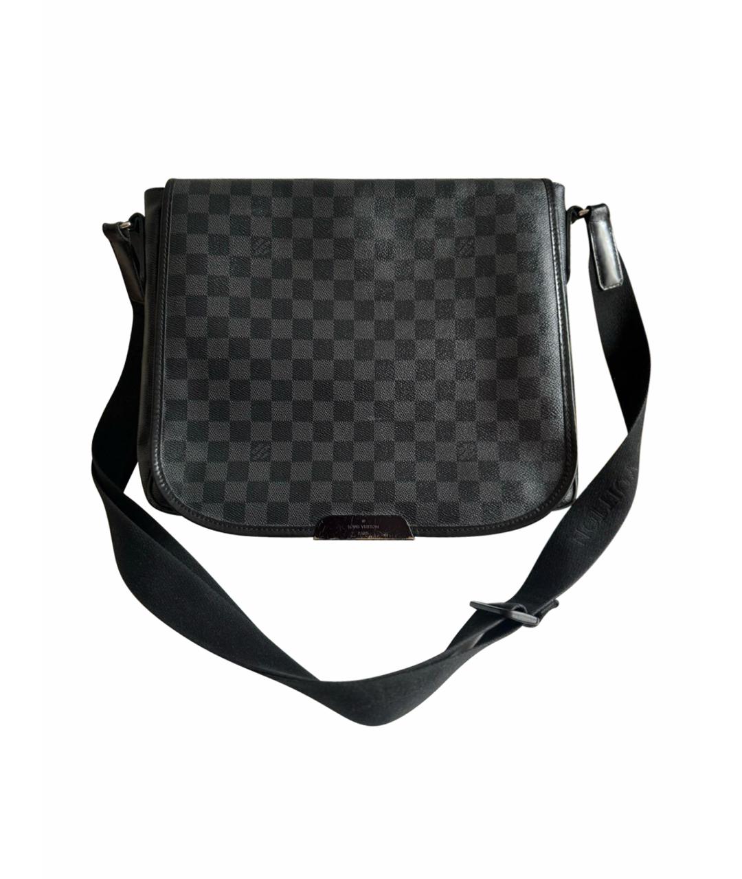 LOUIS VUITTON PRE-OWNED Черная сумка на плечо, фото 1