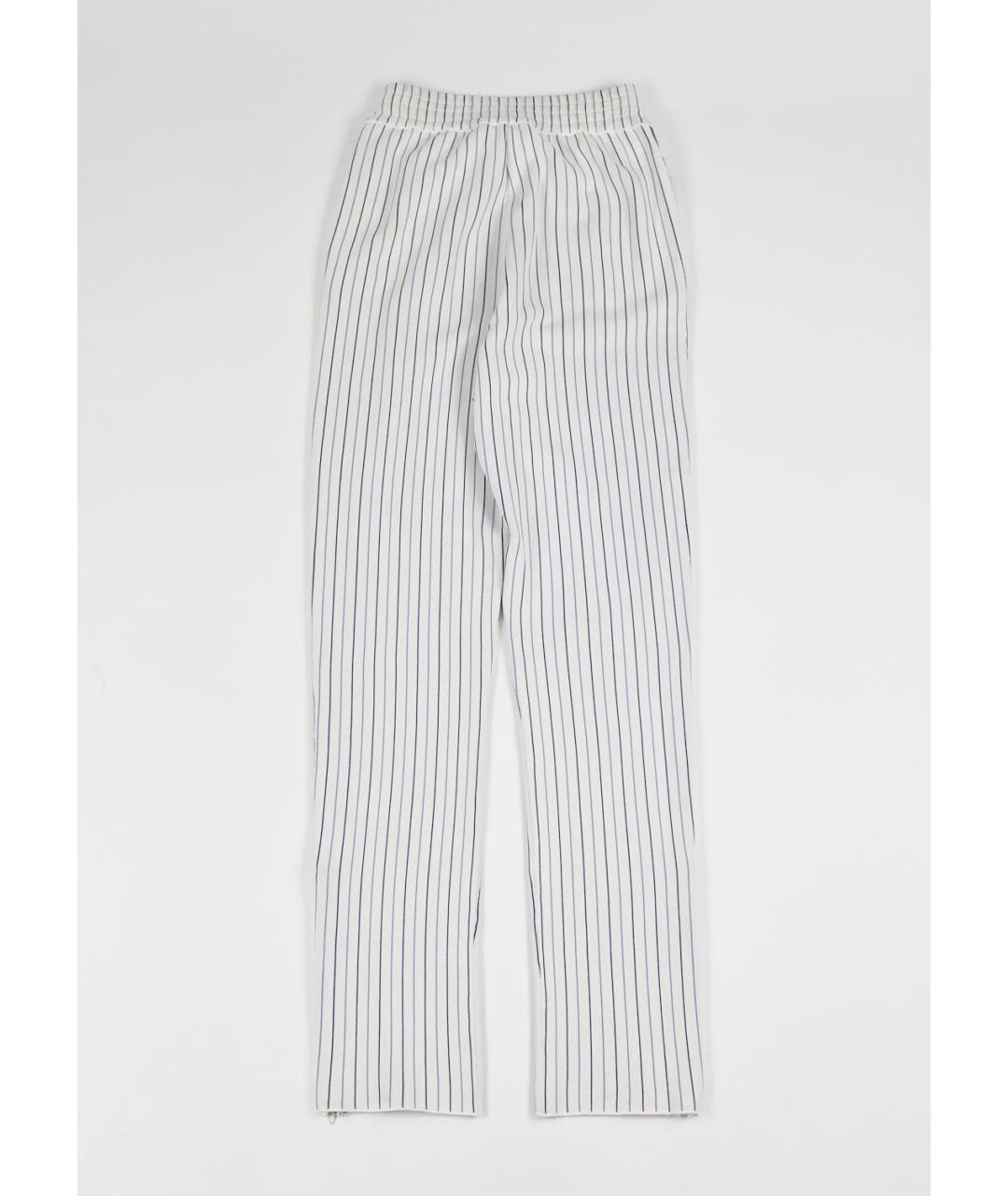 STELLA MCCARTNEY Белые вискозные прямые брюки, фото 2