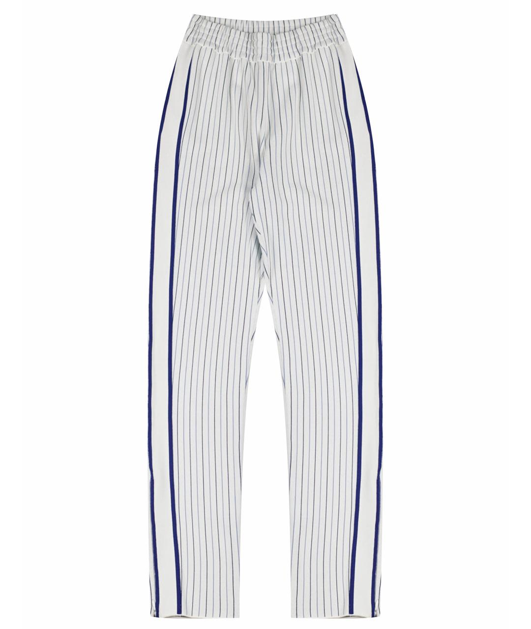 STELLA MCCARTNEY Белые вискозные прямые брюки, фото 1