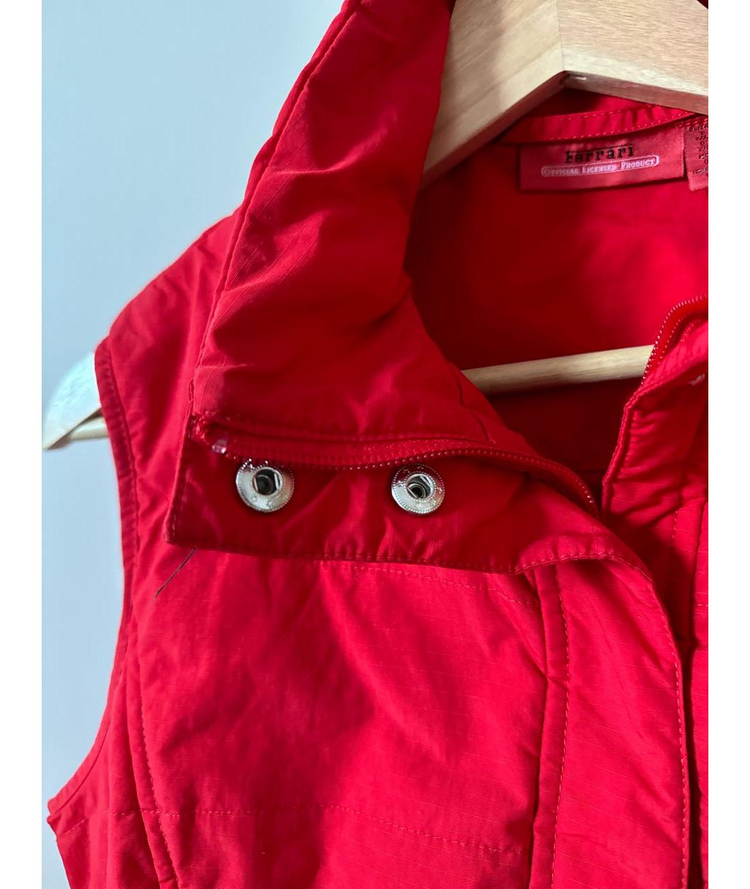 FERRARI KIDS Красный полиэстеровый жакет / жилет, фото 5