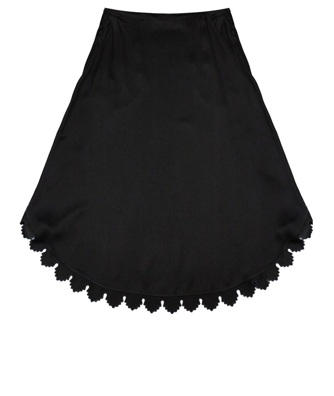 STELLA MCCARTNEY Черная вискозная юбка макси, фото 1