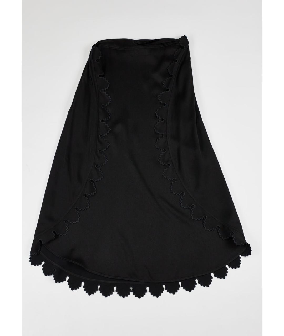 STELLA MCCARTNEY Черная вискозная юбка макси, фото 2