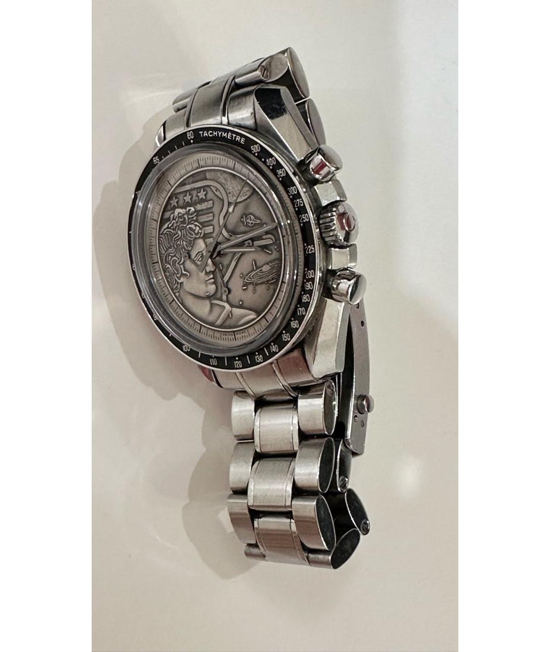 OMEGA Серебряные серебряные часы, фото 3