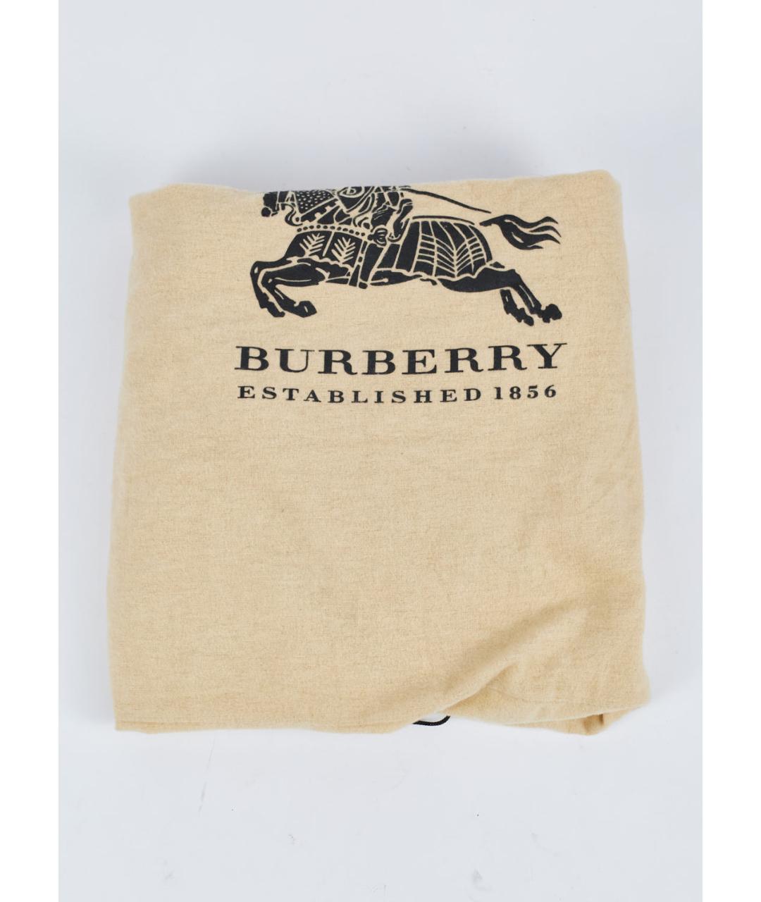 BURBERRY Серая кожаная сумка с короткими ручками, фото 7