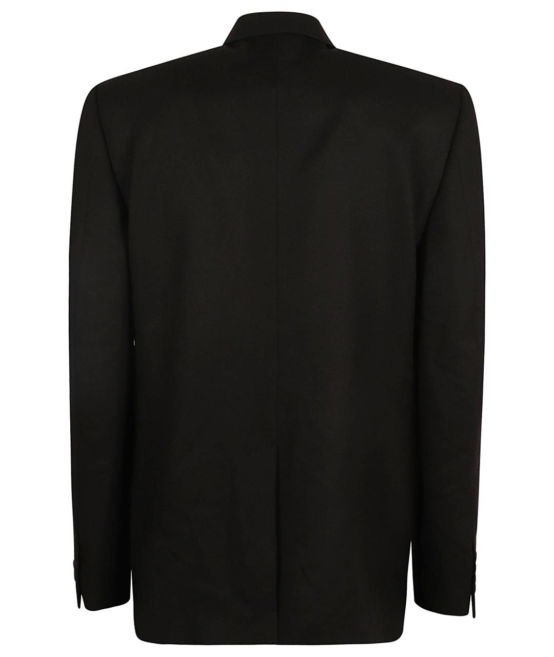 BALENCIAGA Черный шерстяной пиджак, фото 2