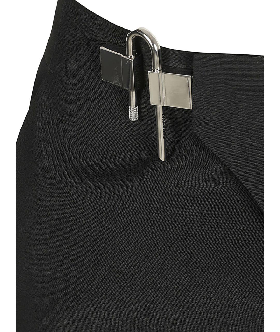 GIVENCHY Черные шерстяные повседневные брюки, фото 2