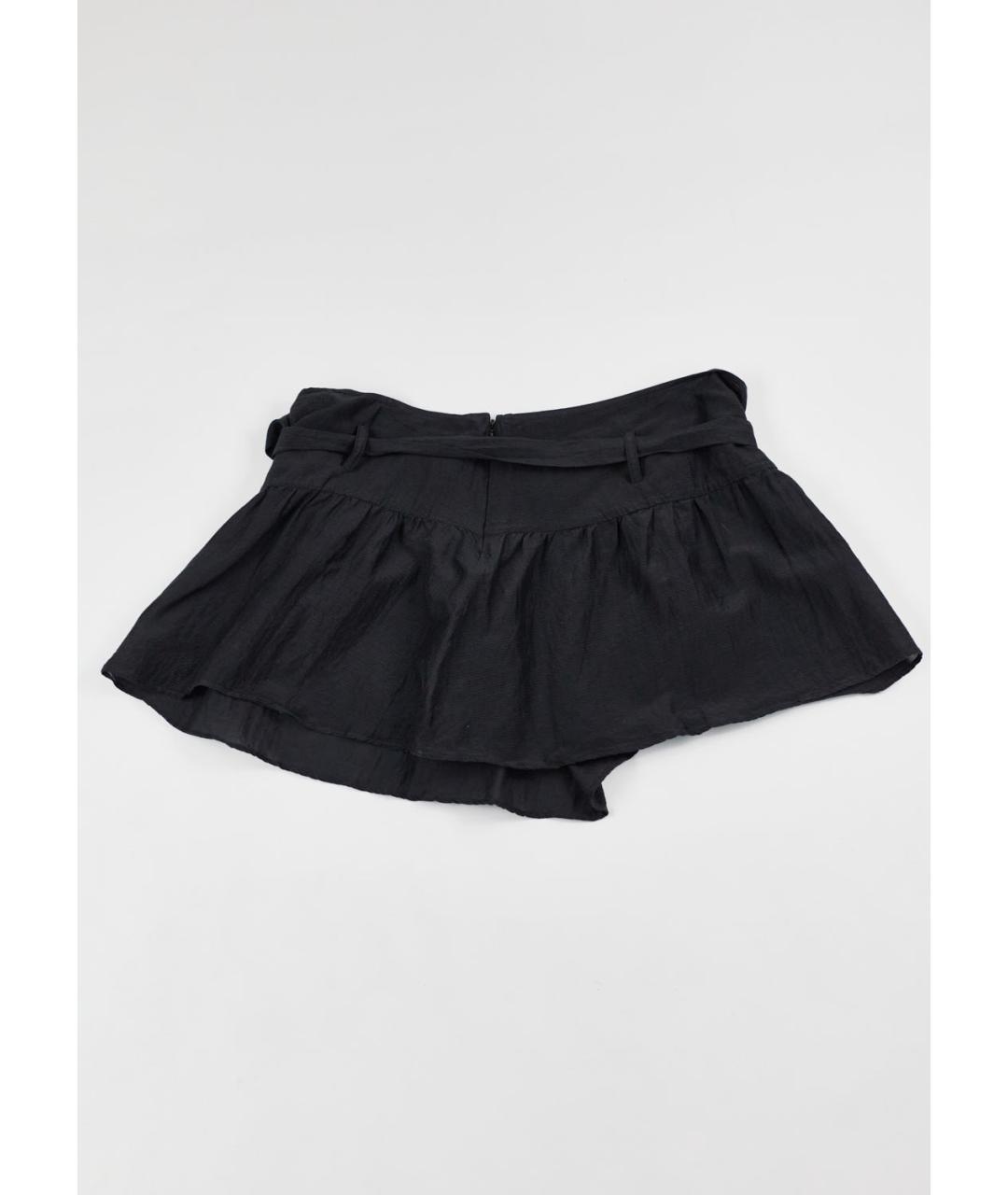 CHRISTIAN DIOR PRE-OWNED Черная хлопковая юбка мини, фото 2