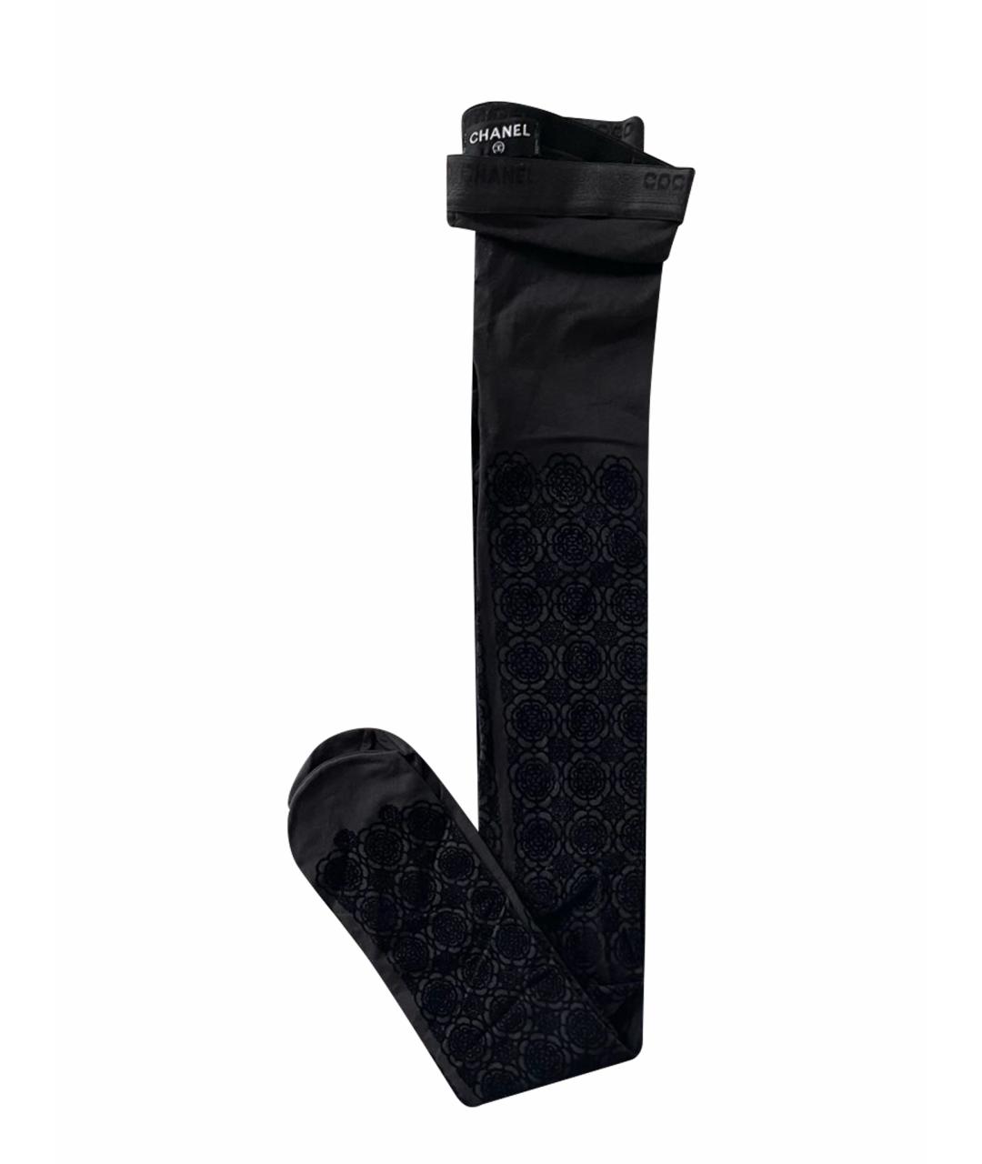 CHANEL Антрацитовые носки, чулки и колготы, фото 1