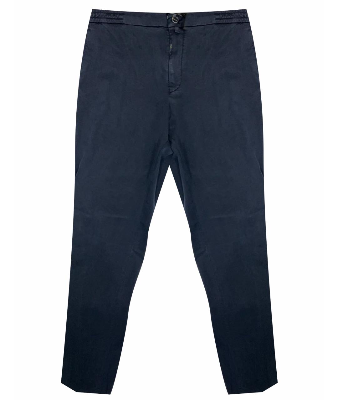 KITON Темно-синие джинсы скинни, фото 1