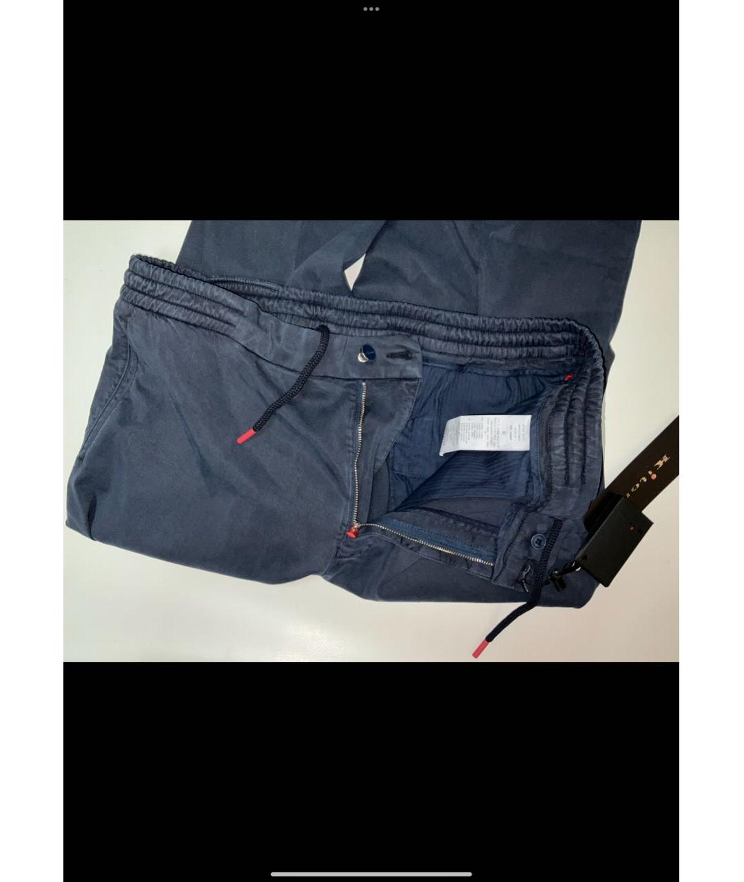 KITON Темно-синие джинсы скинни, фото 4