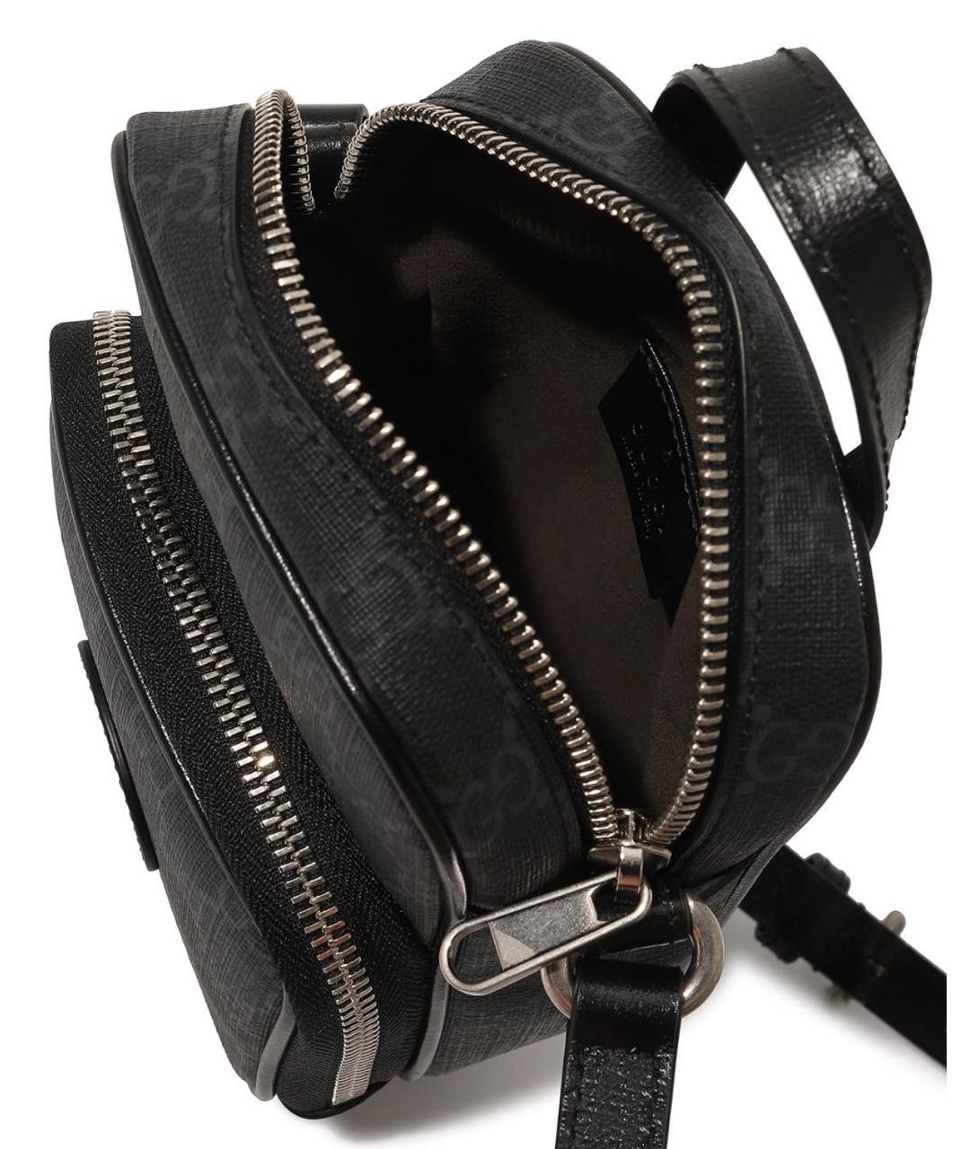 GUCCI Антрацитовая сумка на плечо, фото 6