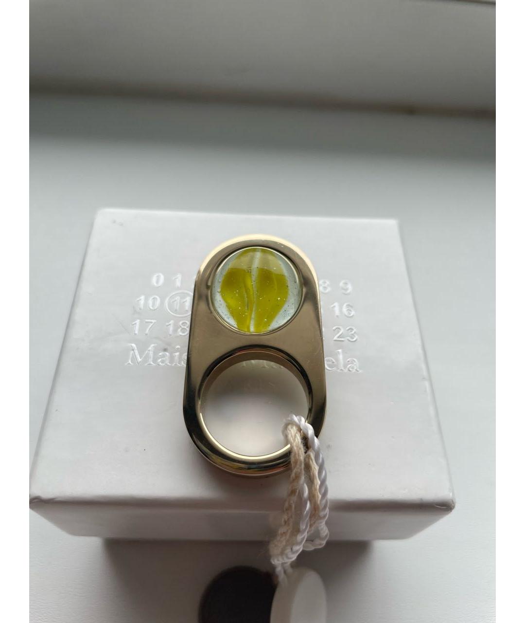 MAISON MARGIELA Золотое латунное кольцо, фото 4