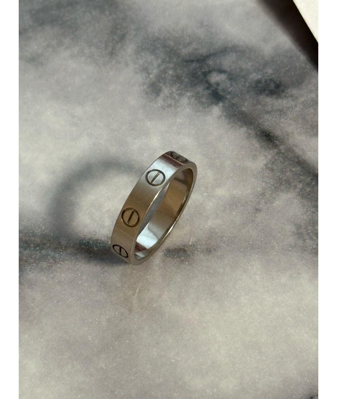 CARTIER Серебряное кольцо из белого золота, фото 4
