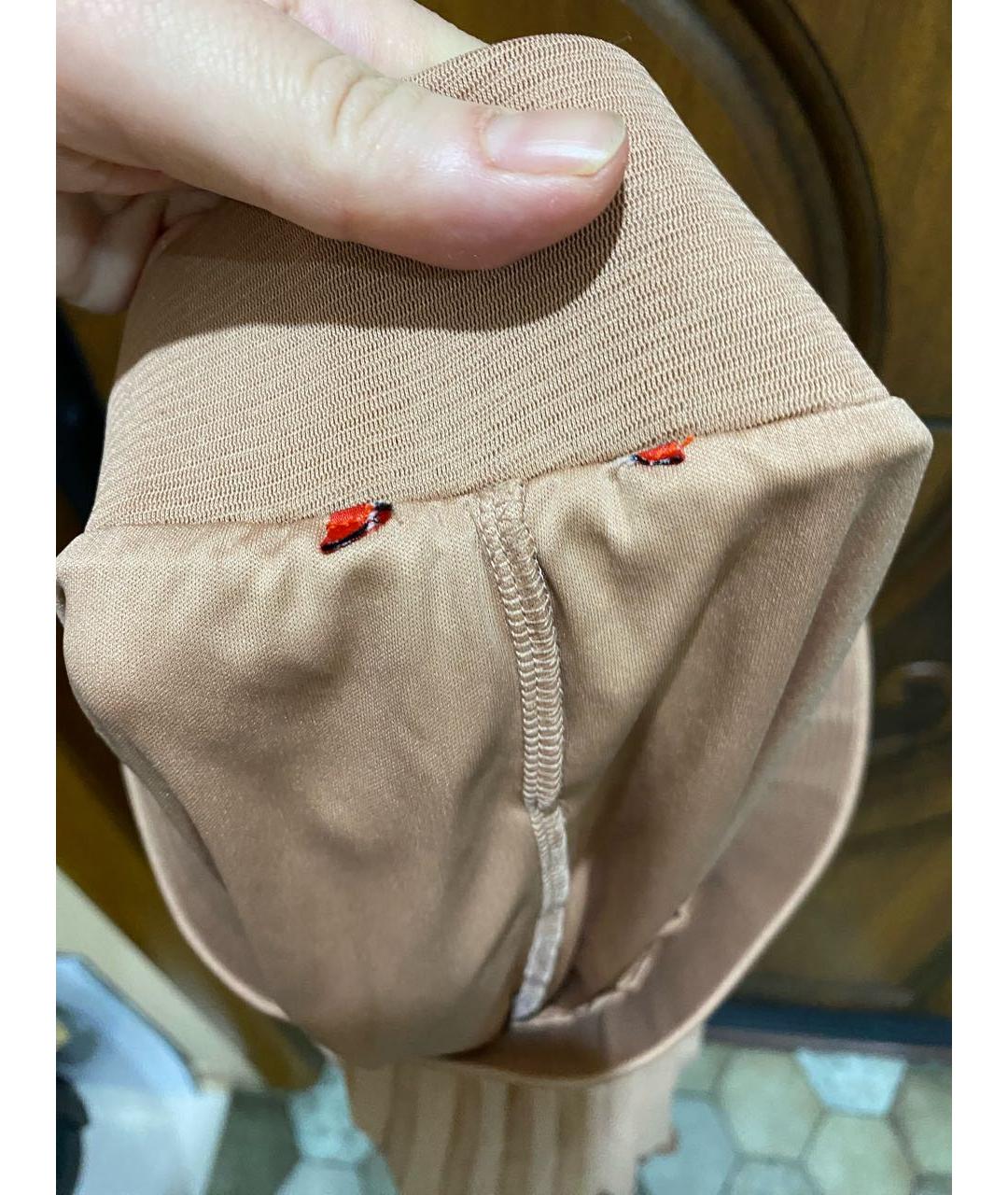 MAX&CO Коричневая полиэстеровая юбка макси, фото 4