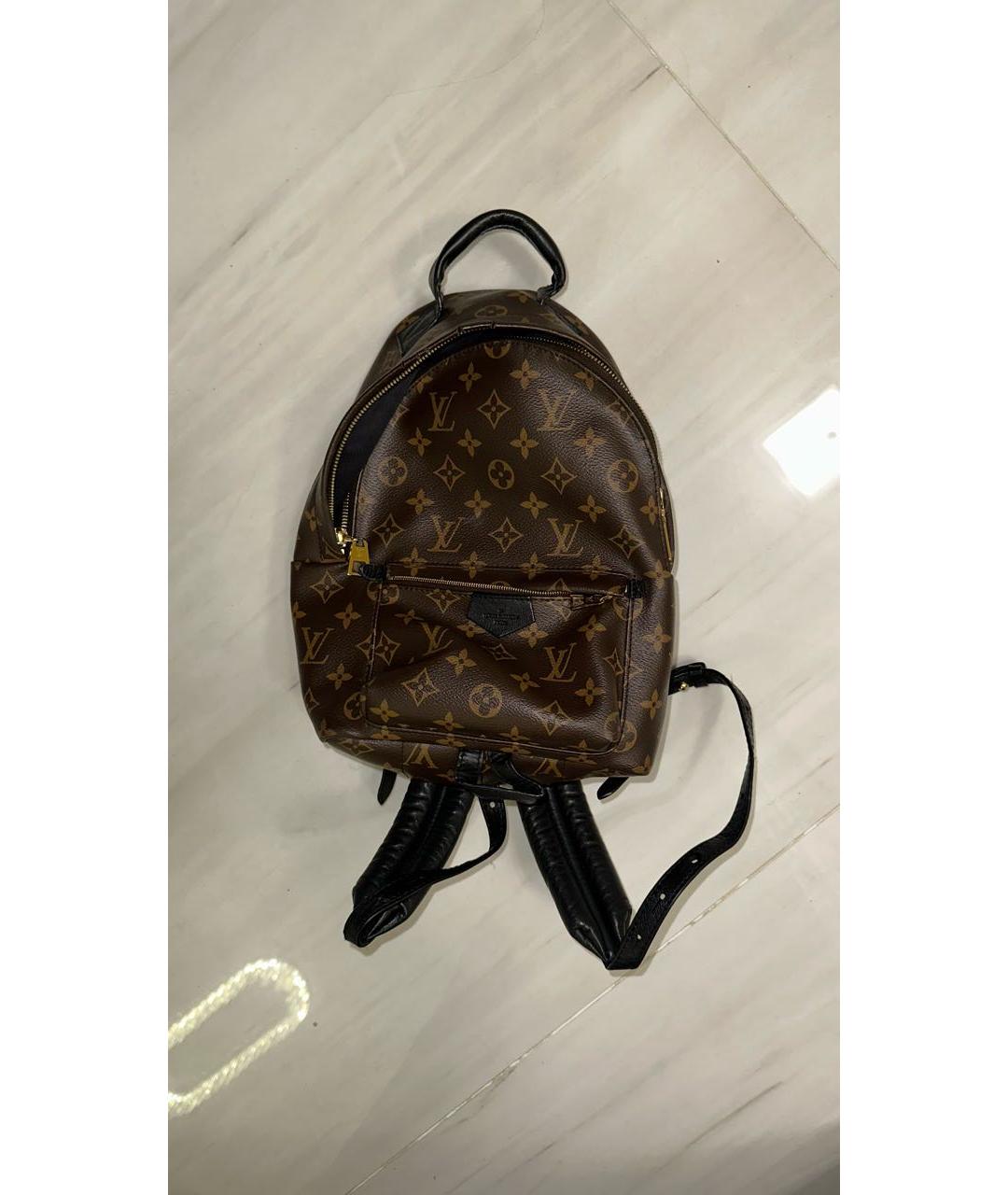 LOUIS VUITTON PRE-OWNED Коричневый рюкзак, фото 8