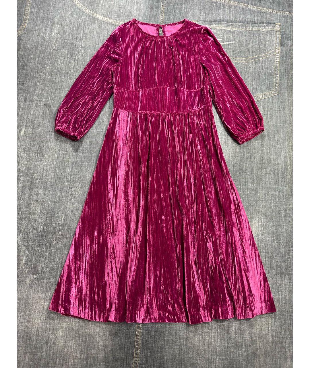 MAX&CO Розовое полиэстеровое коктейльное платье, фото 9