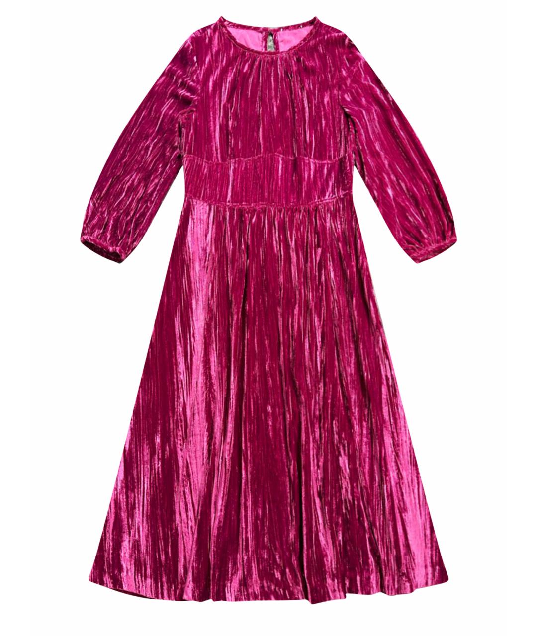 MAX&CO Розовое полиэстеровое коктейльное платье, фото 1
