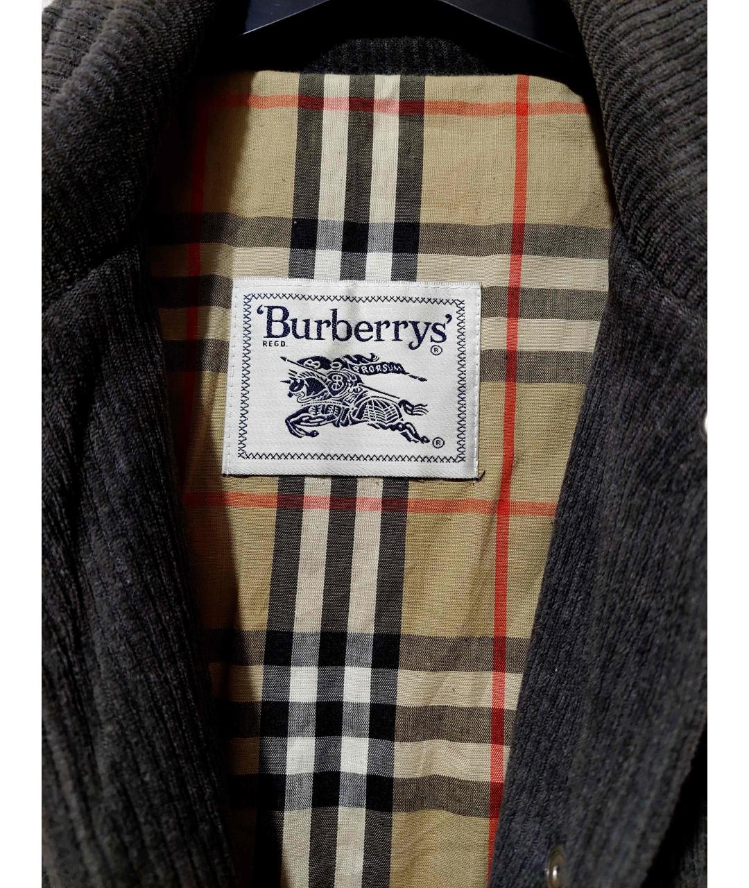 BURBERRY Антрацитовое пальто, фото 3