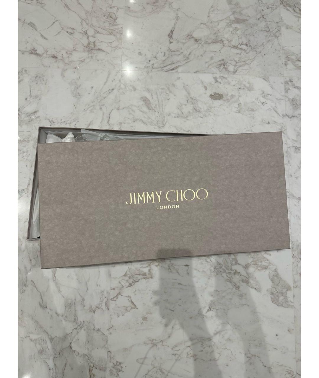 JIMMY CHOO Черные кожаные сапоги, фото 8
