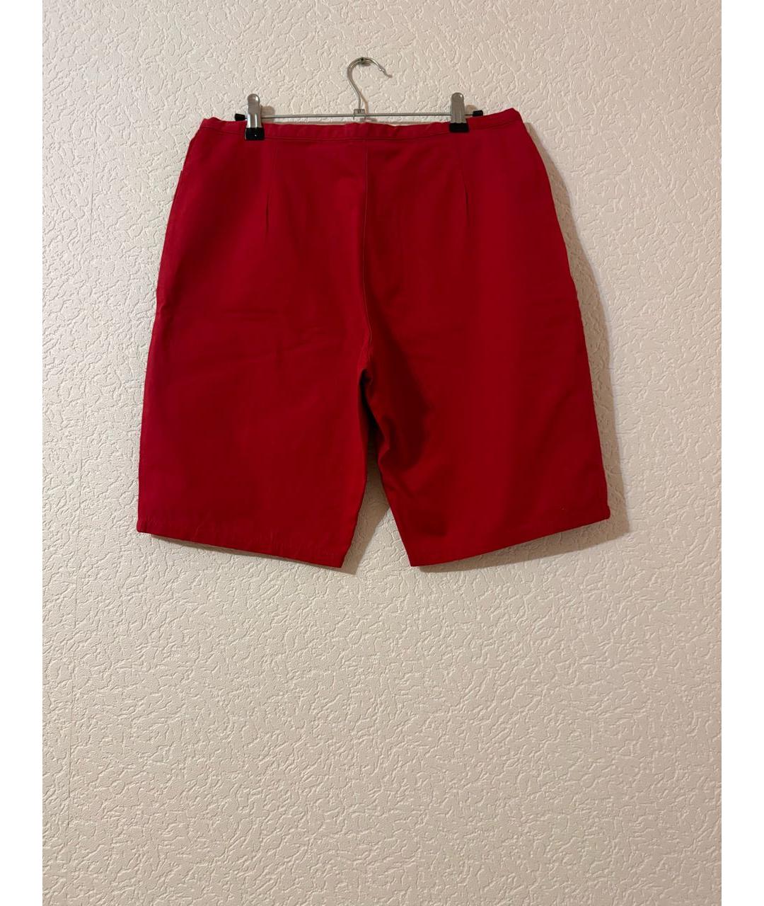 ESCADA Красные хлопковые шорты, фото 2