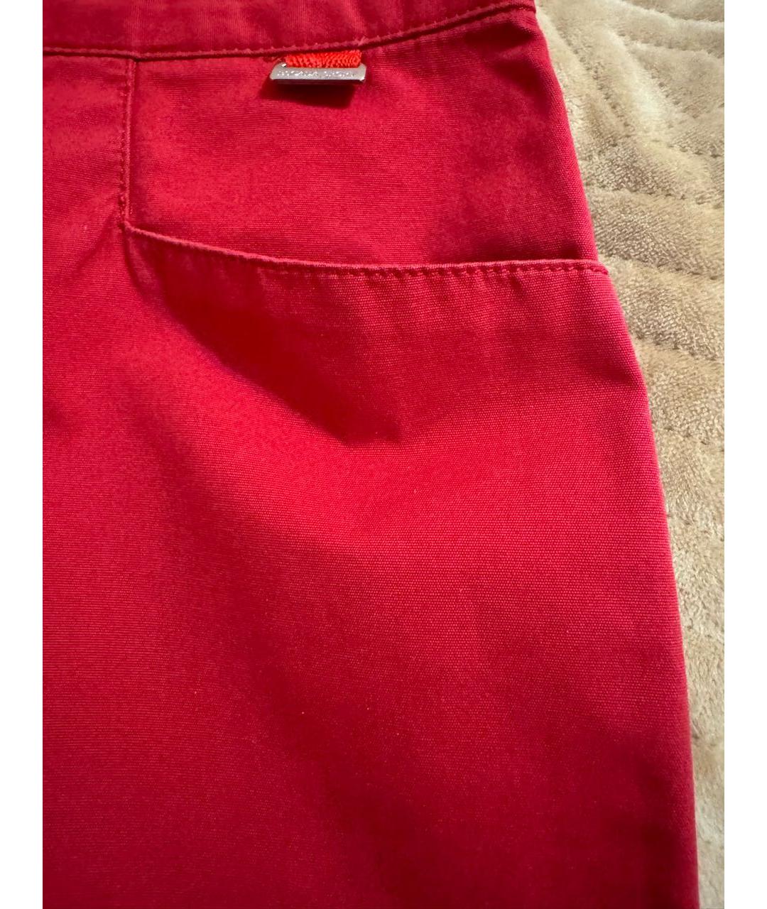 ESCADA Красные хлопковые шорты, фото 6