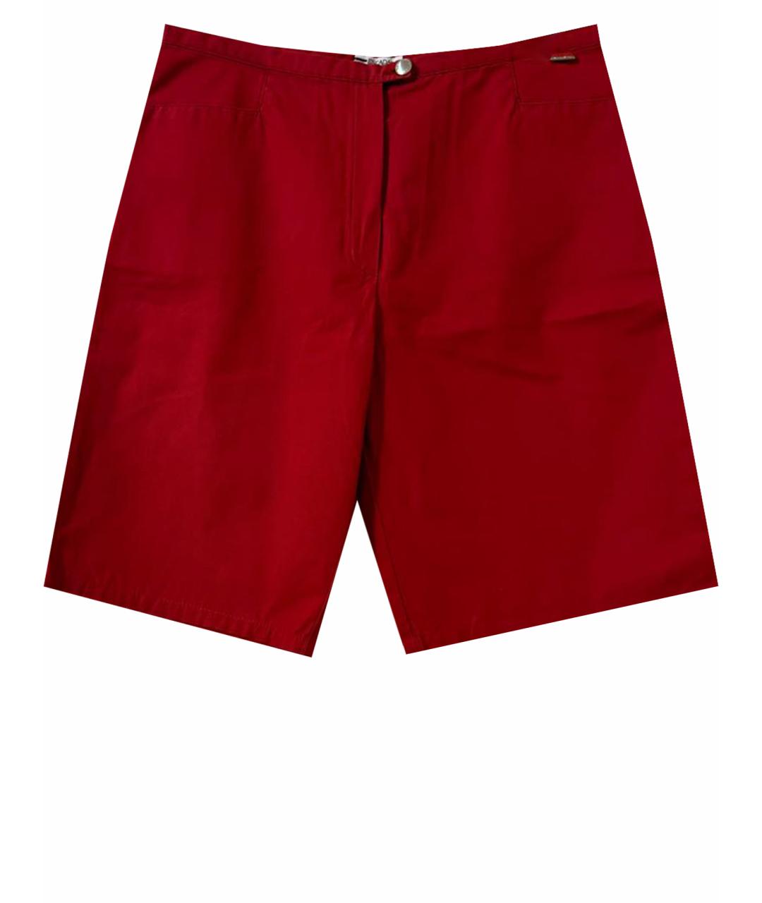 ESCADA Красные хлопковые шорты, фото 1