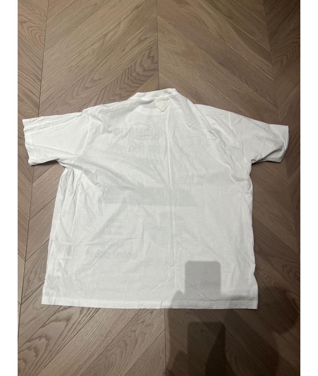 PRADA Белая футболка, фото 2