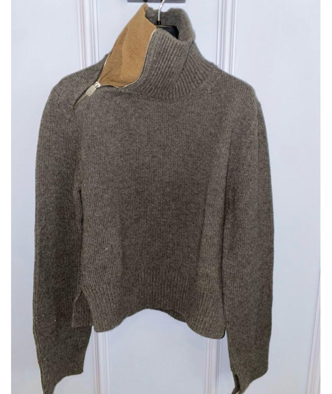 CELINE PRE-OWNED Серый шерстяной джемпер / свитер, фото 9