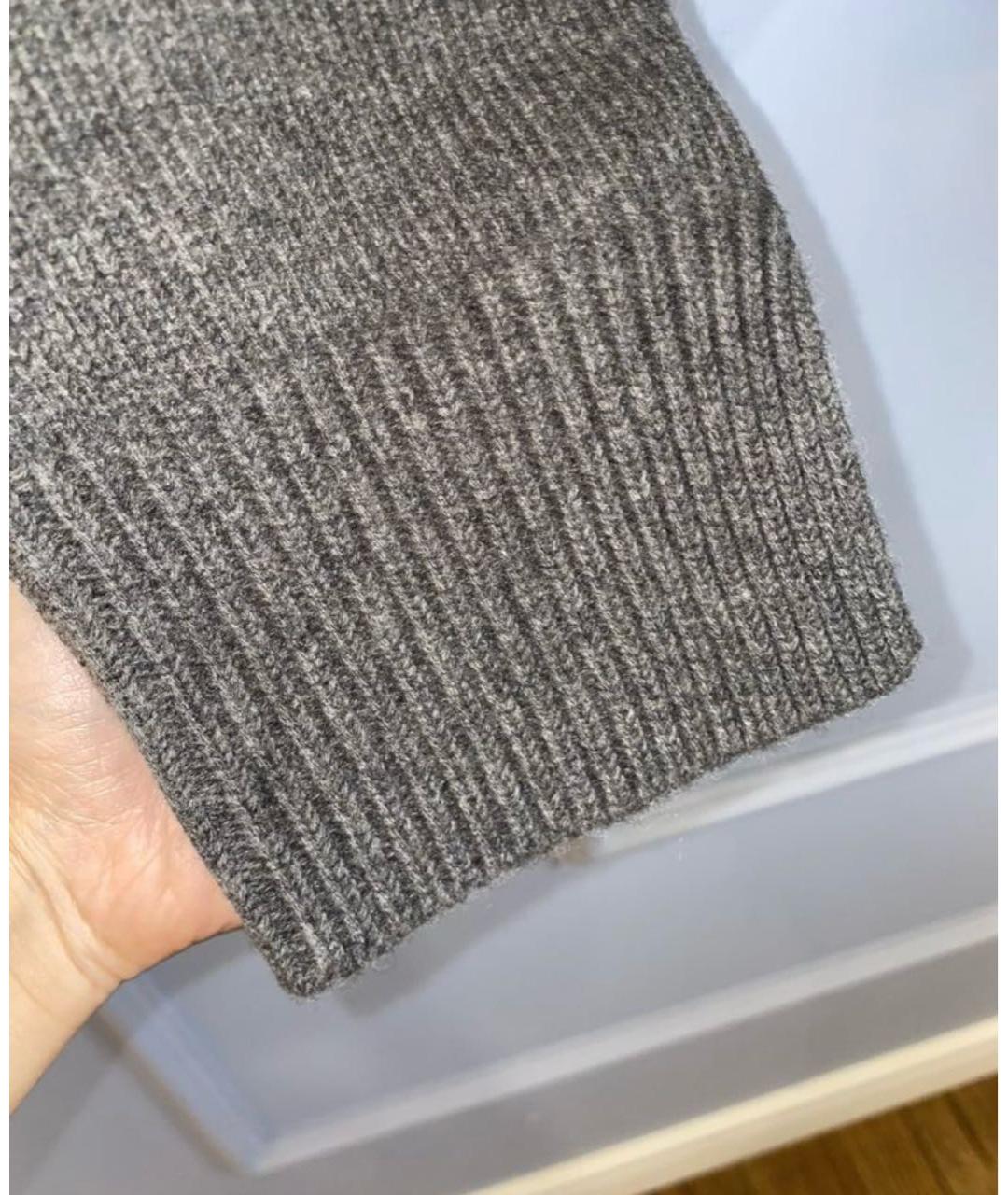 CELINE PRE-OWNED Серый шерстяной джемпер / свитер, фото 7