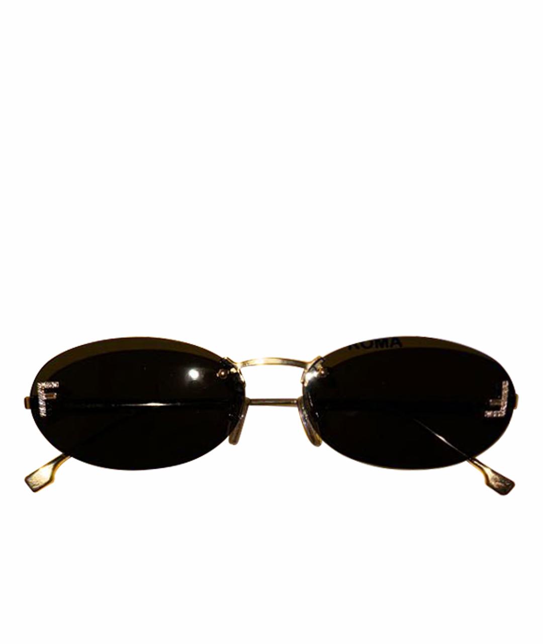 FENDI Серые металлические солнцезащитные очки, фото 1