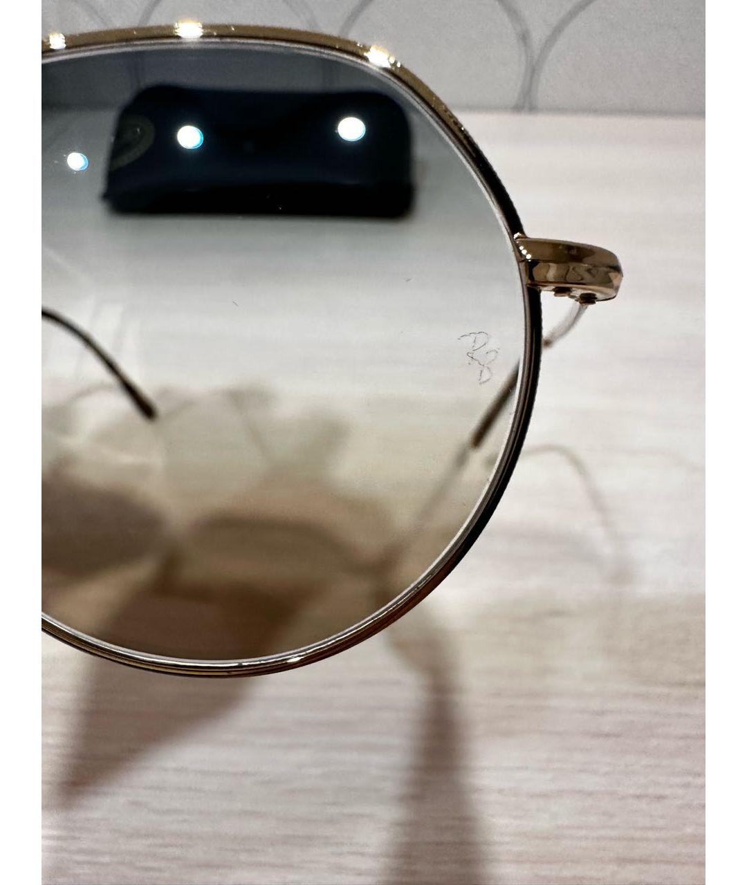 RAY BAN Мульти металлические солнцезащитные очки, фото 4