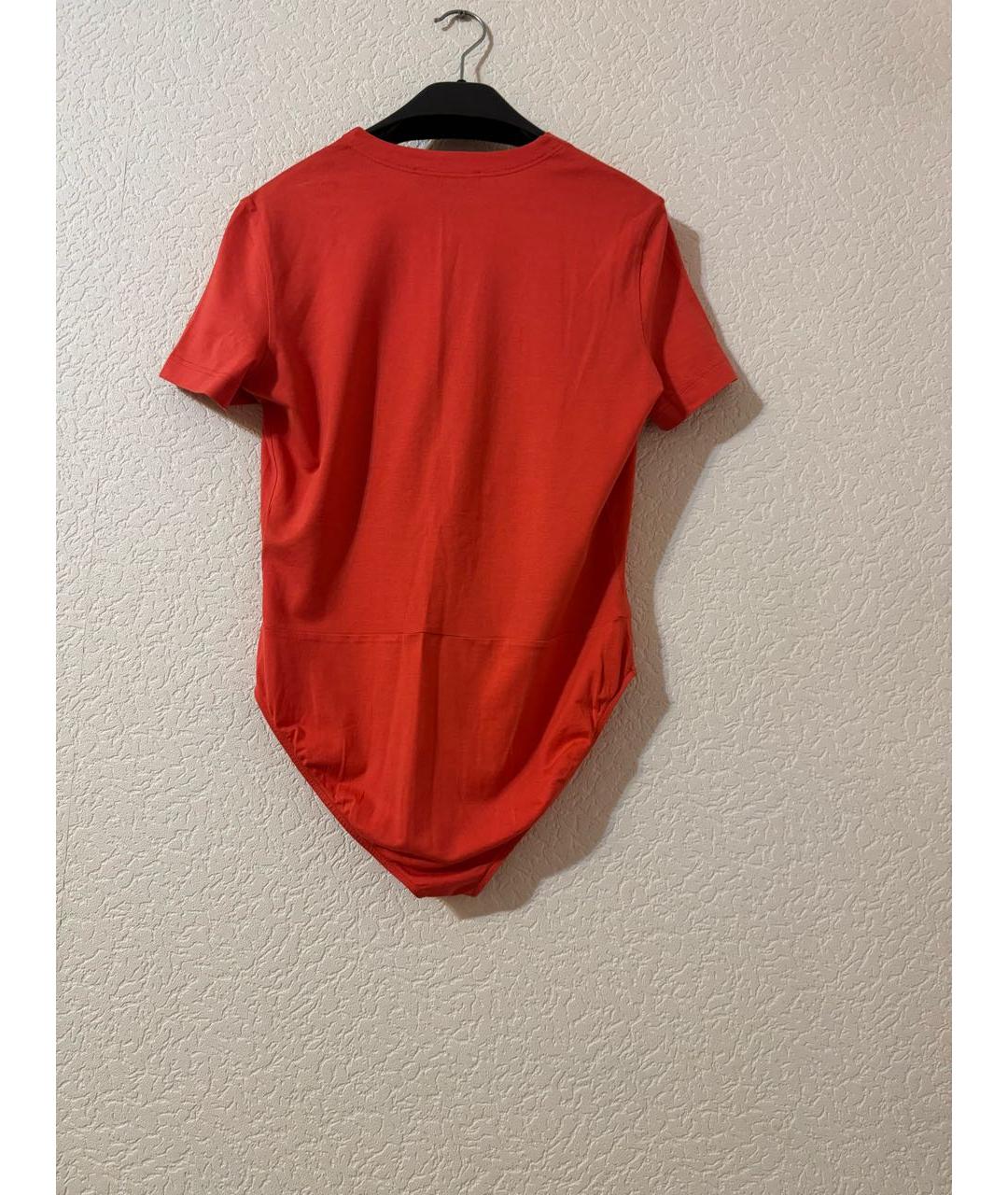 ESCADA Красная хлопко-эластановая футболка, фото 2