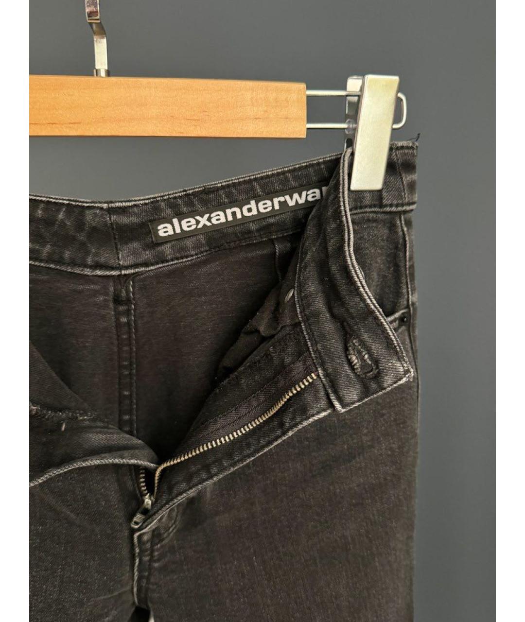 ALEXANDER WANG Черные джинсы слим, фото 4