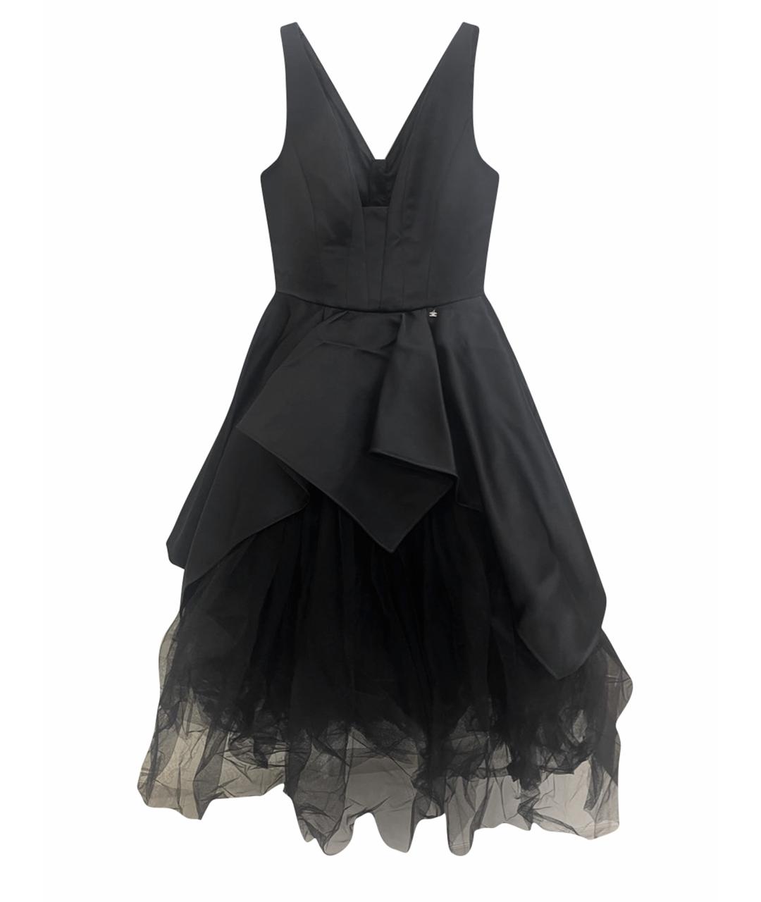 ELISABETTA FRANCHI Черное вечернее платье, фото 1